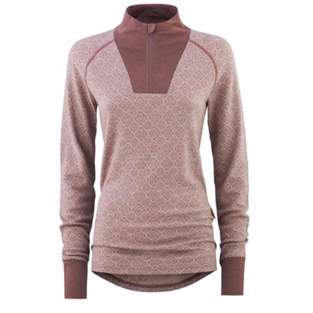 NEW Kari Traa Women's Long Sleeve Top and pants set  - Pink and Brown